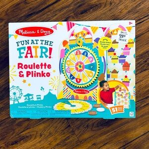 Melissa And Doug Fun At The Fair- Roulette And Plinko- NWT